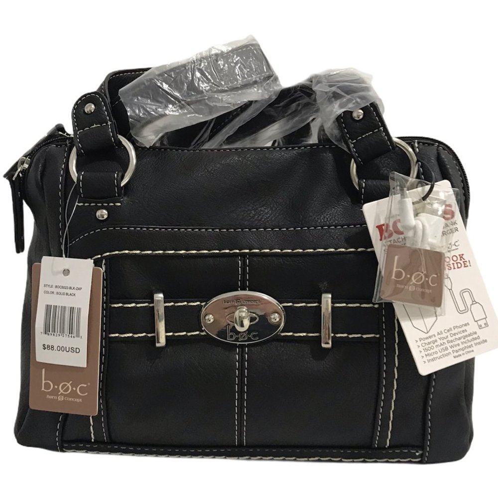 NWT b.o.c Power Bank Purse Handbag Charges Phone - Picture 9 of 11